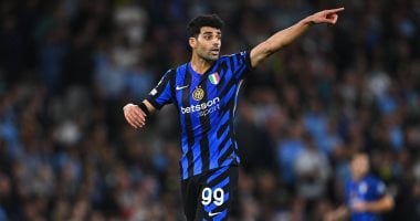 الإيراني مهدي طارمي مهاجم إنتر ميلان يغيب عن كأس العالم للأندية بسبب الحرب