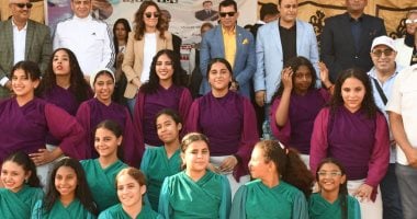 وزير الشباب والرياضة فى مهرجان الألعاب الشعبية والتراثية