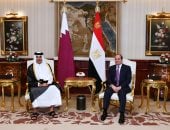 الرئيس السيسى يشيد بكفاءة الدفاع الجوي القطرى فى التصدى للهجوم الإيرانى