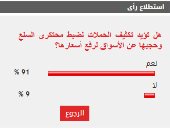 %91 من القراء يؤيدون تكثيف الحملات لضبط محتكرى السلع وحجبها عن الأسواق