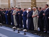 الرئيس السيسي يؤدي صلاة عيد الأضحى بمسجد مصر بالعاصمة الإدارية