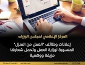 مجلس الوزراء: إعلانات وظائف العمل من المنزل المنسوبة لوزارة العمل مزيفة ووهمية